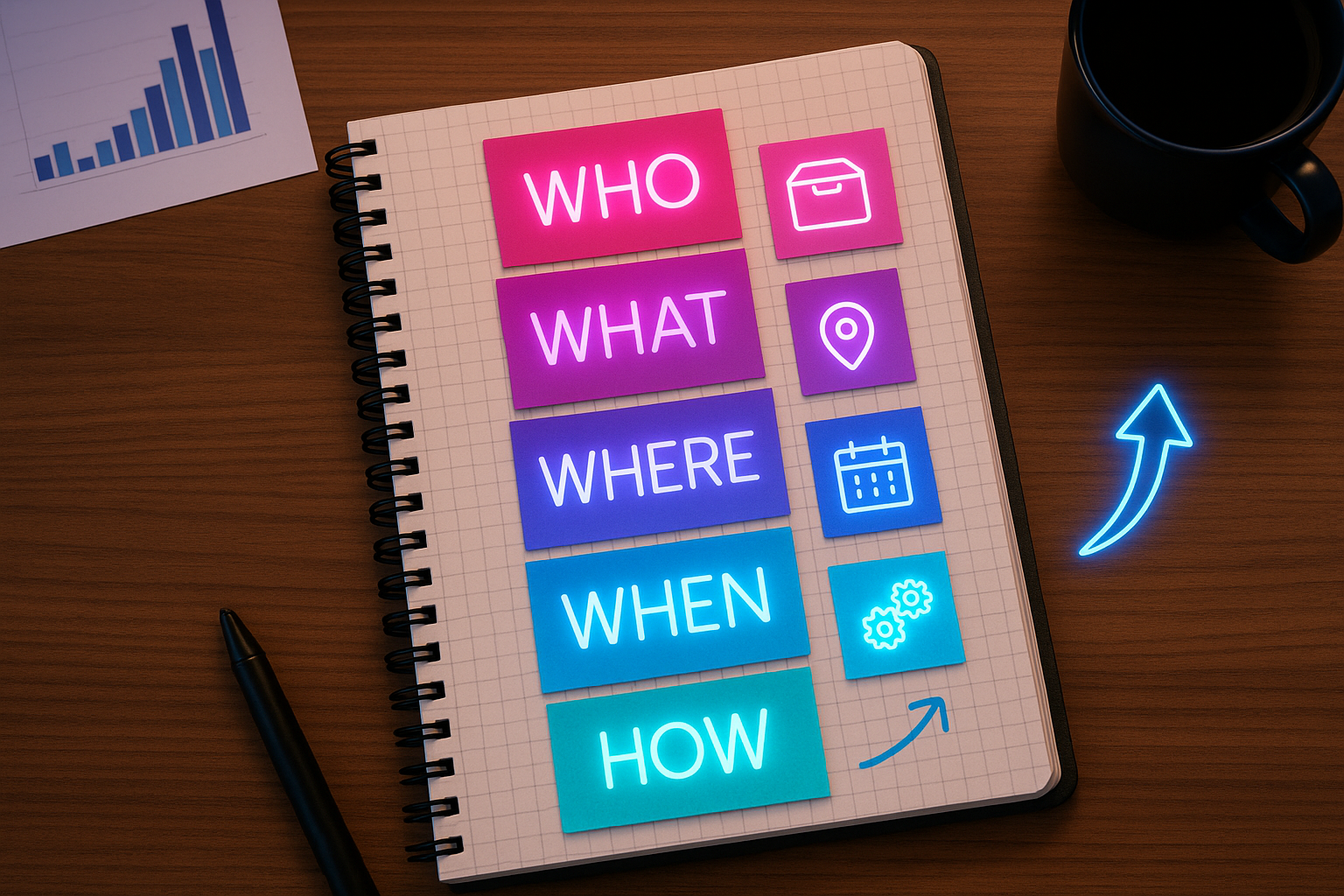 Who, What, Where, When, How