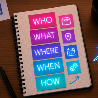 Who, What, Where, When, How